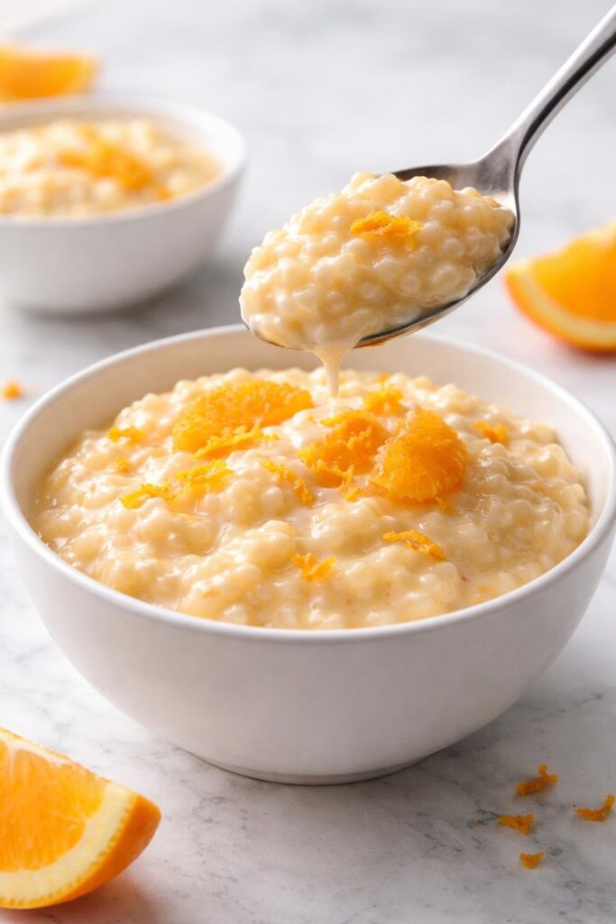 Orange Flavored Rice Pudding Recipe