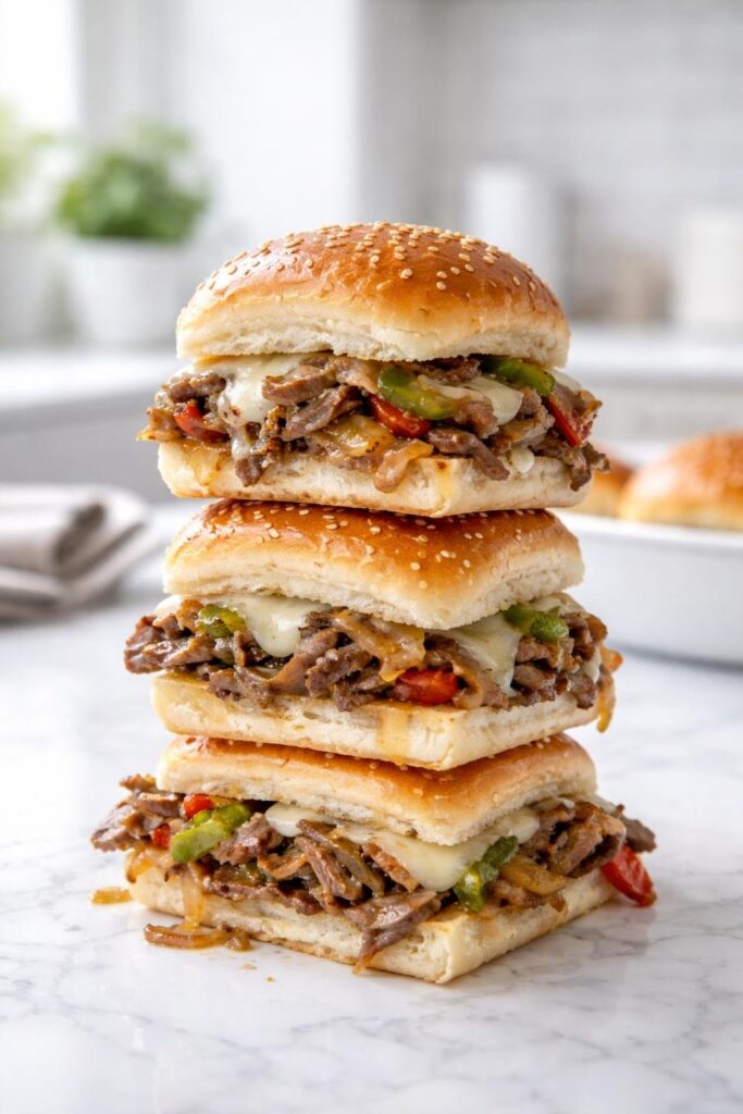 Pioneer Woman Philly Cheesesteak Sliders Recipe