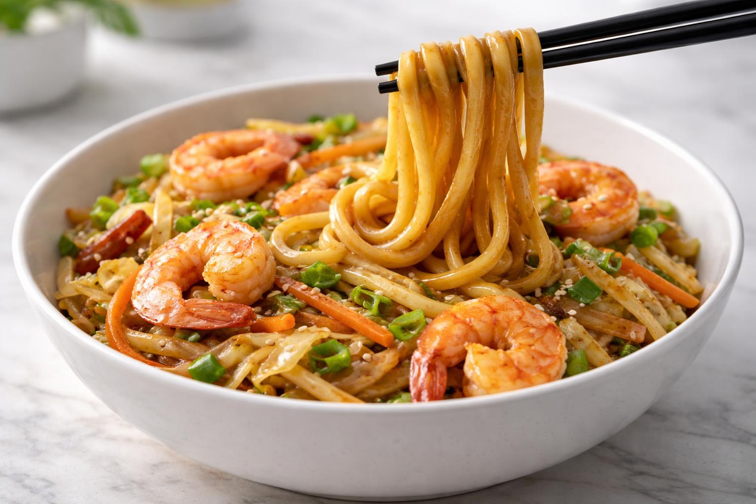 Shrimp Yaki Udon Recipe
