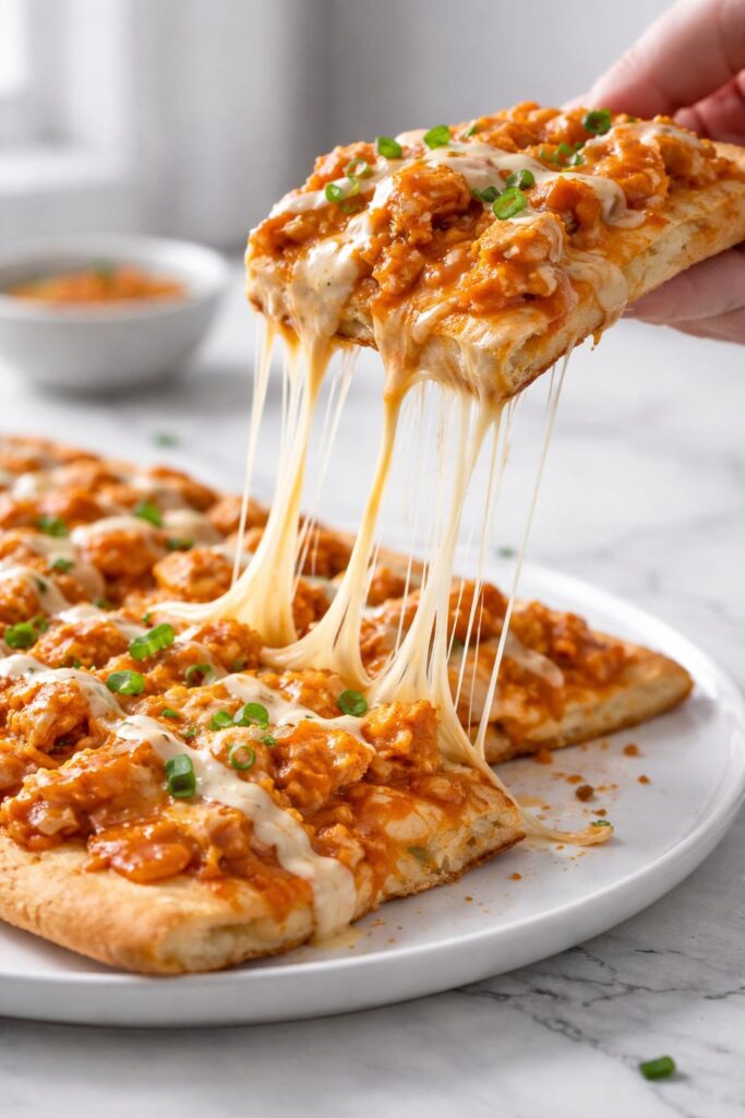 Buffalo Chicken Flatbread Recipe