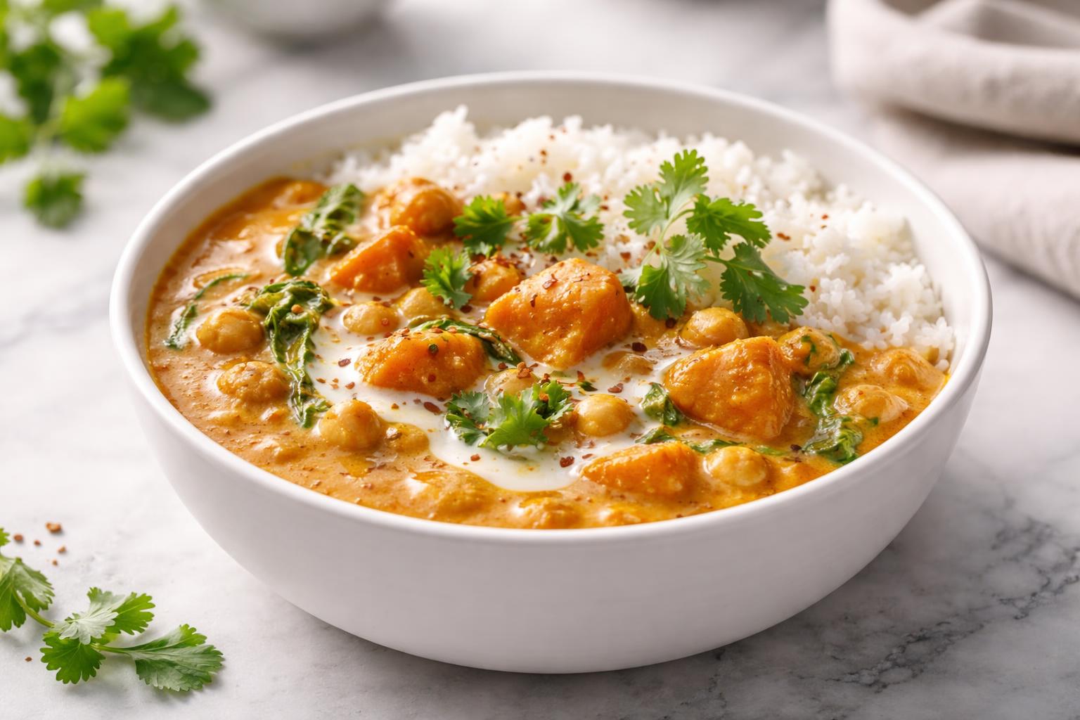 Slow Cooker Vegan Pumpkin Curry Recipe