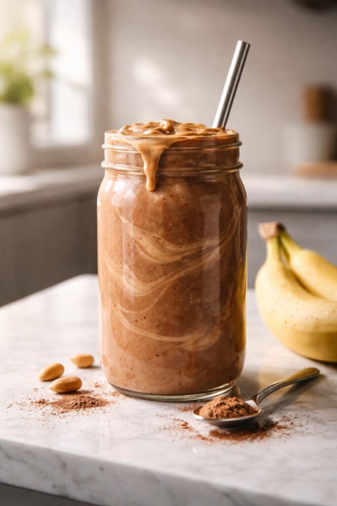 Chocolate Peanut Butter Smoothie Recipe