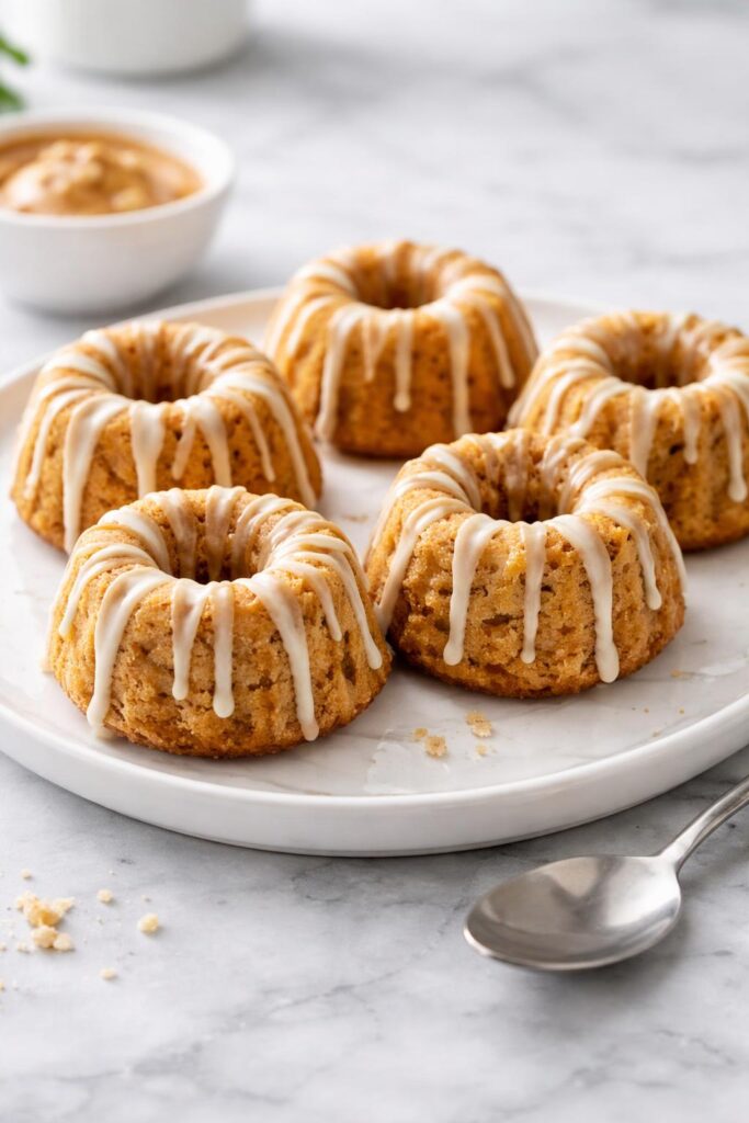 Peanut Butter Bundt Cakes for Dogs