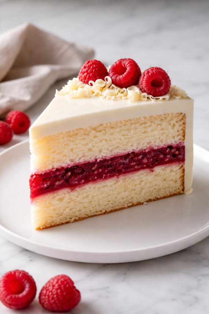 White Chocolate Raspberry Cake Recipe