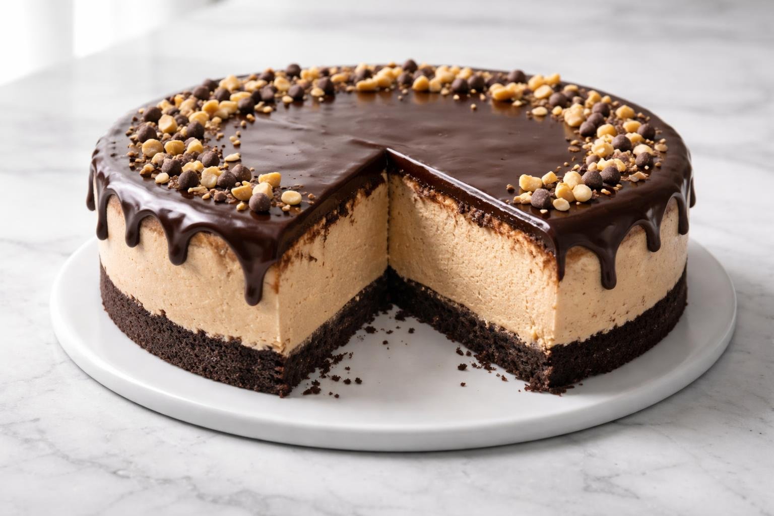Chocolate Peanut Butter Cheesecake Recipe