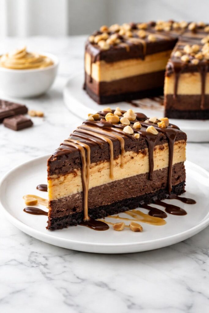 Chocolate Peanut Butter Cheesecake Recipe