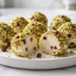 Cranberry Pistachio White Chocolate Truffles Recipe