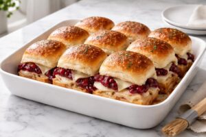 Cranberry Turkey Sliders Recipe