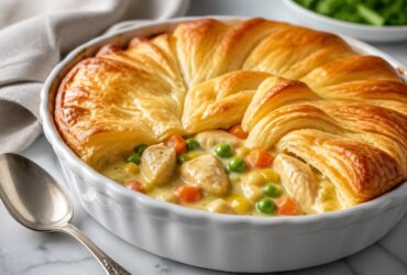 Chicken Pot Pie with Crescent Rolls Recipe