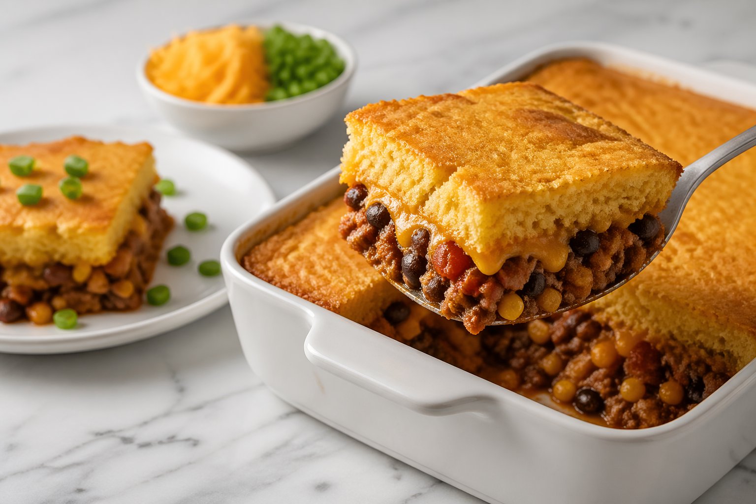 Cowboy Casserole Cornbread Recipe