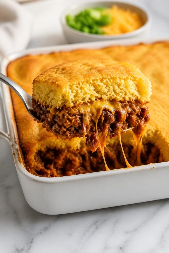 Cowboy Casserole Cornbread Recipe