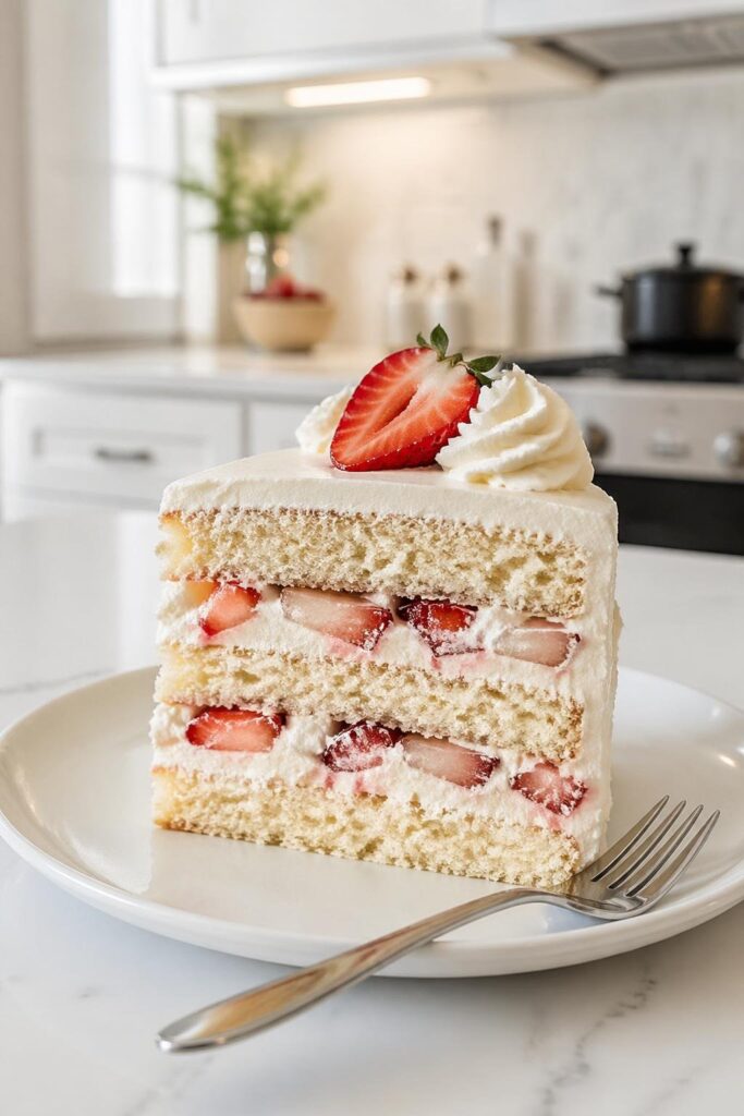 Olive Garden Strawberry Cream Cake Recipe