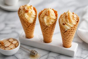 Cheesecake Almond Cone Recipe
