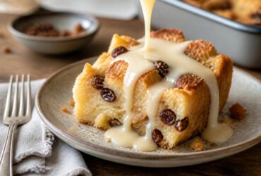 Bread Pudding With Vanilla Sauce Recipe
