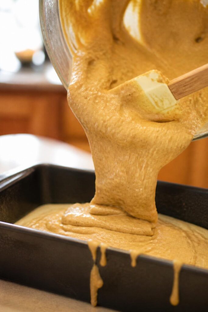 Banana Peanut Butter Sheet Cake Recipe