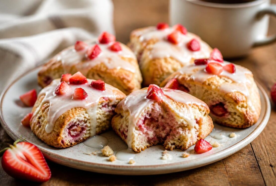 Strawberry Cream Scones Recipe