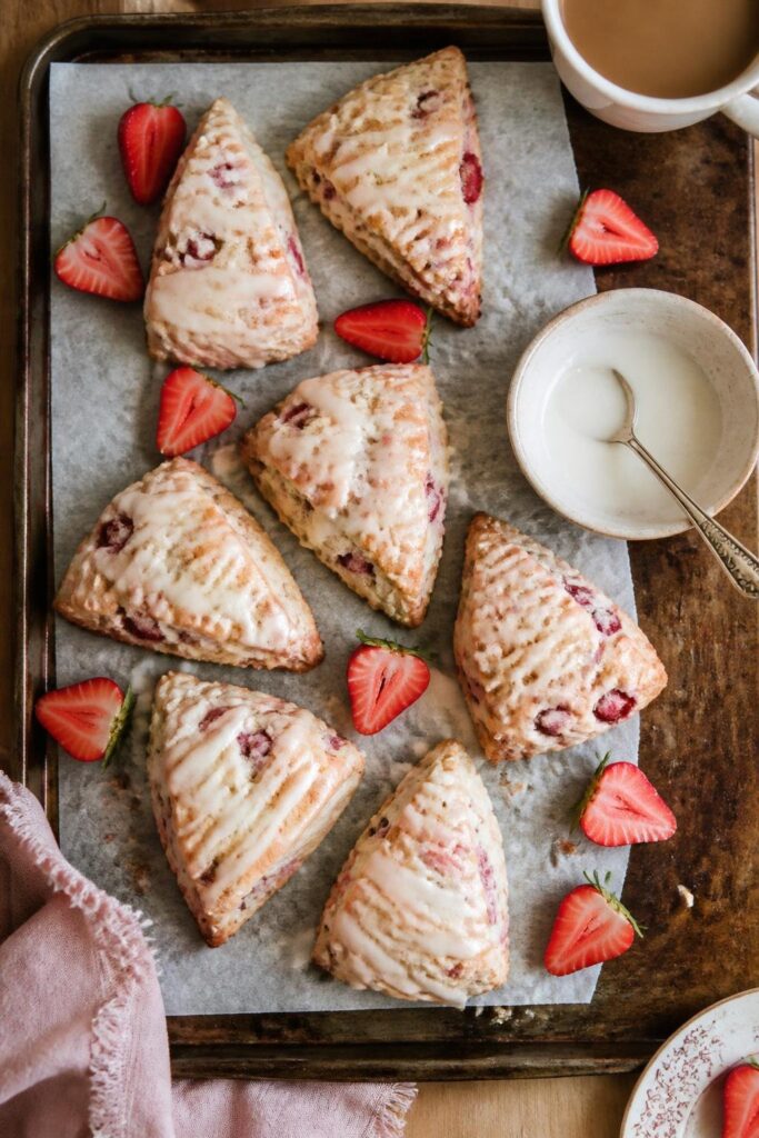 Strawberry Cream Scones Recipe