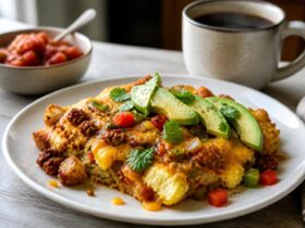 Mexican Breakfast Casserole with Chorizo Recipe