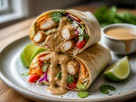 Thai Peanut Chicken Wrap Recipe