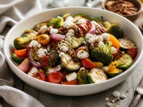 Roasted Vegetable Salad with Goat Cheese Recipe