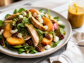 Peach Honey Dijon Balsamic Vinaigrette Recipe