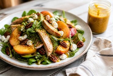 Peach Honey Dijon Balsamic Vinaigrette Recipe