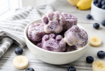 Frozen Blueberry Banana Dog Treats Recipe