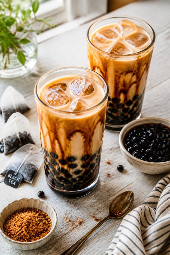 Brown Sugar Boba Tea Recipe